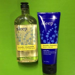 🌾Lavender Chamomile 🌾  foam bath & cream set